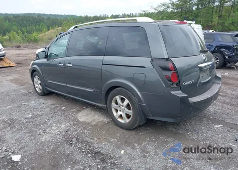 2008 Nissan Quest 3.5 Se z USA, uszkodzony, nr VIN 5N1BV28U28N120082